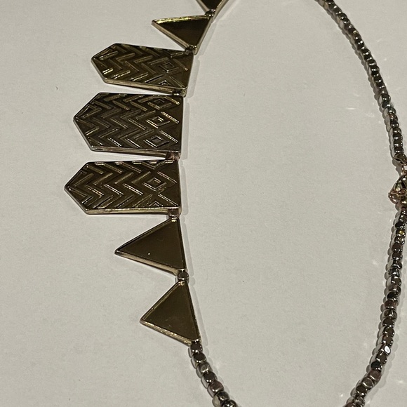 HOUSE OF HARLOW 1960. Collar Necklace Gold plated - Picture 7 of 9